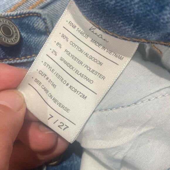 KanCan Women's Light Blue Estilo Signature High Rise Flare Stretch Jean 7/27 - Picture 5 of 6